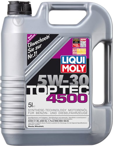 Моторне мастило Liqui Moly Top Tec 4500 5W-30 5 л (2318) - фото 1