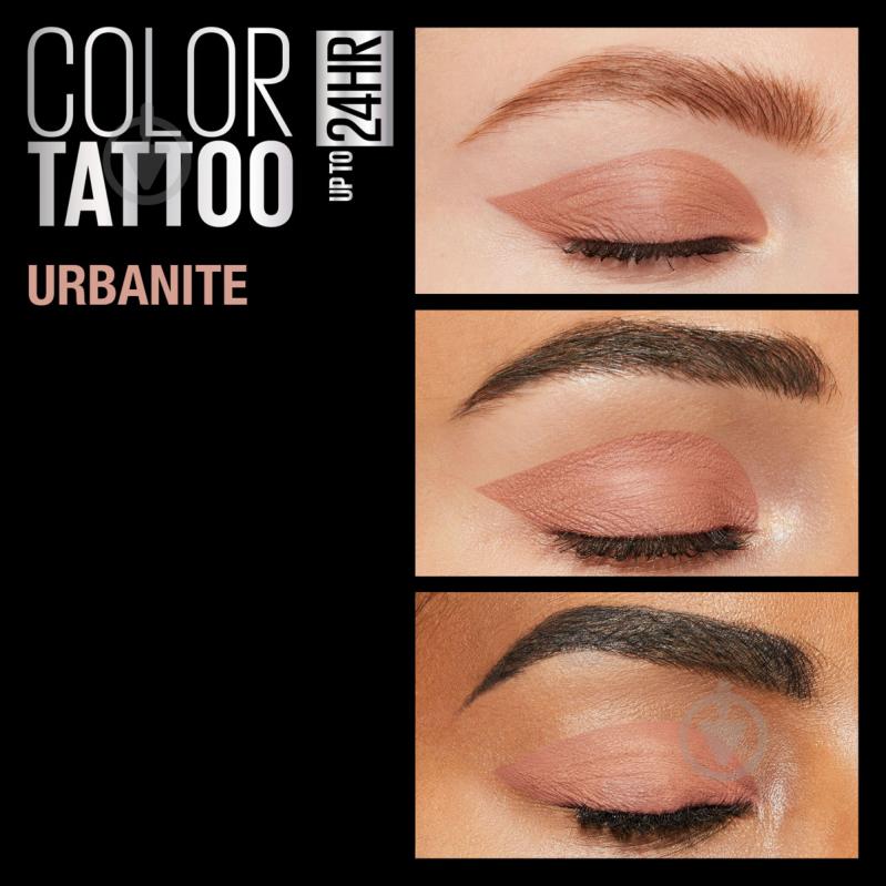 Тени для век Maybelline New York Color Tattoo 24 год 170 Urbanite 4,5 г - фото 4