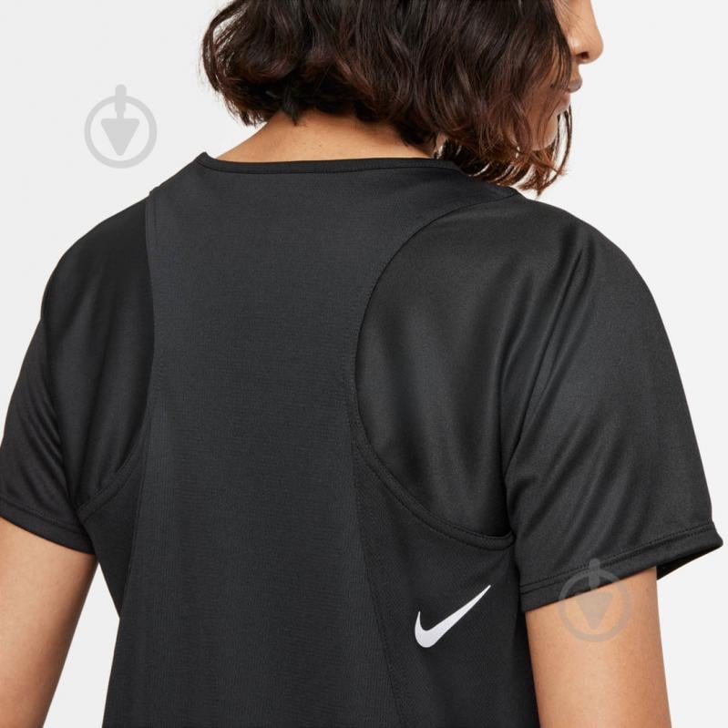 Футболка Nike W NK FAST DF SS TOP DD5927-010 р.L черный - фото 5