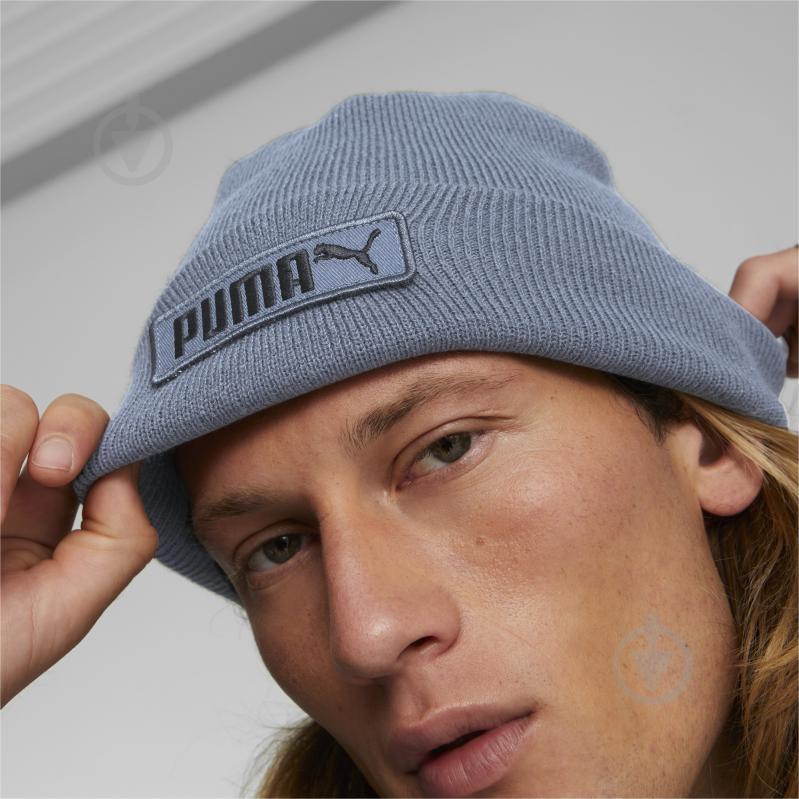 Шапка Puma PUMA CLASSIC CUFF BEANIE 2343409 р.one size разноцветный - фото 3