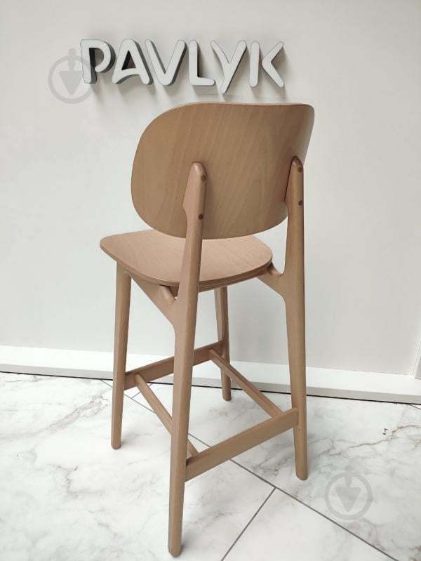Стул барный PAVLYK Лула Семибар бук - фото 5 Стул барный PAVLYK Лула Семибар бук - фото 5