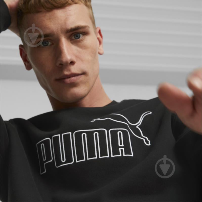 Свитшот Puma ESS ELEVATED CREW FL 84988501 р.2XL черный - фото 5