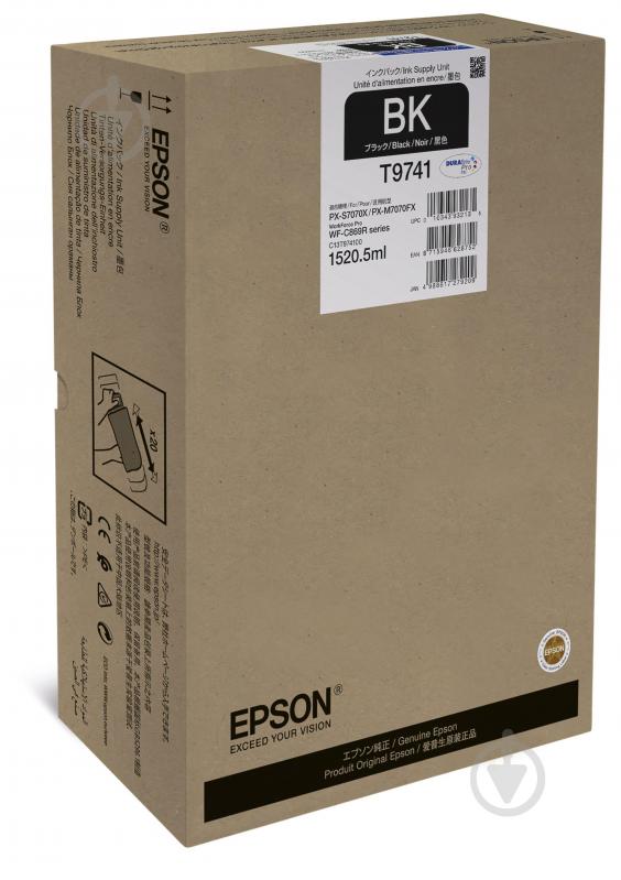 Картридж Epson WF-C869R (C13T97410N) чорний - фото 1