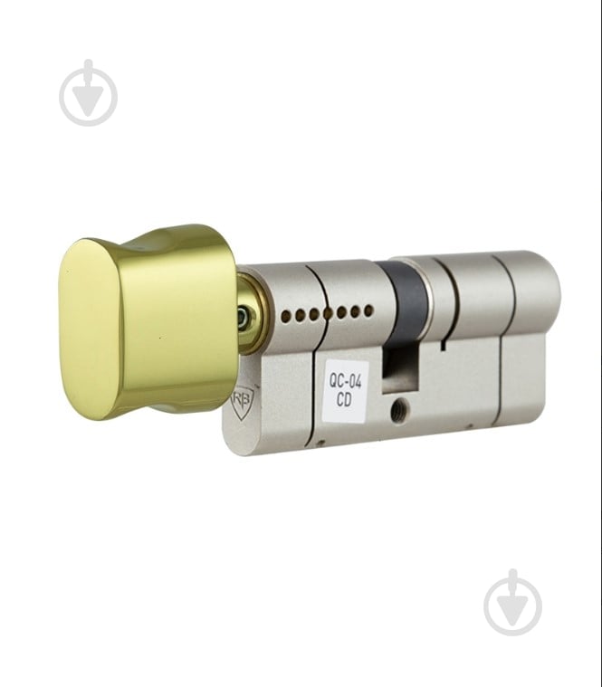 Циліндр RB-LOCKS 45x40 ключ-вороток 85 мм нікель сатин KEYLOCX - фото 1