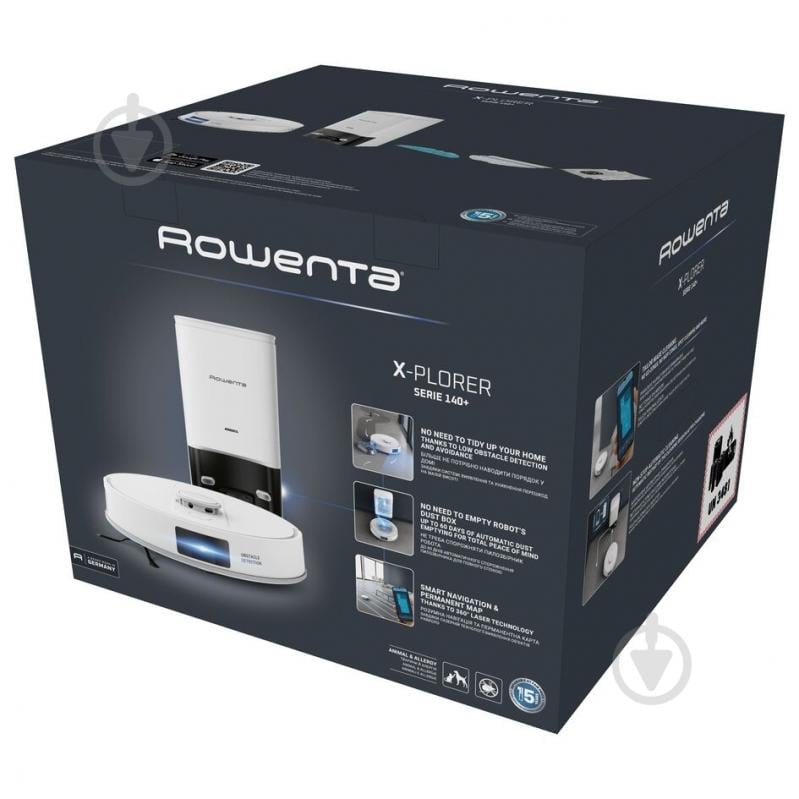 Робот-пилосос Rowenta X-PLORER Serie 140+ RR9197WH white - фото 3