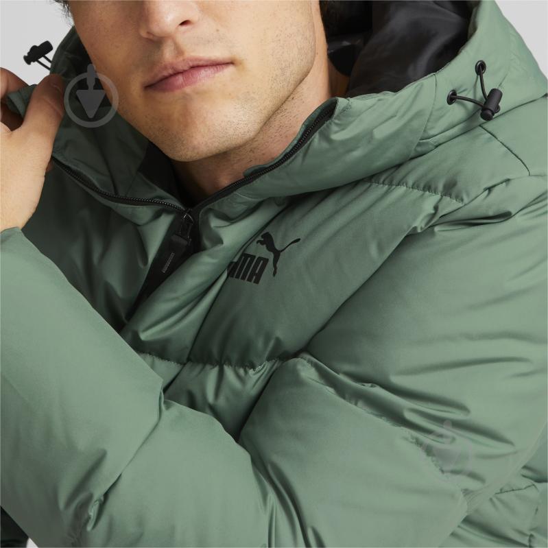 Пуховик Puma HOODED DOWN PUFFER 84998725 р.L зелений - фото 5 Пуховик Puma HOODED DOWN PUFFER 84998725 р.L зелений - фото 5
