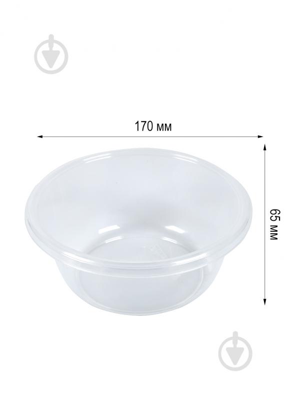Миска Starplast 1 л молочный с салатовым - фото 3