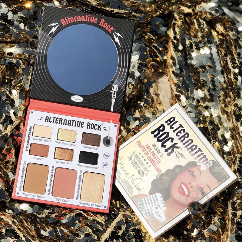 Палетка theBalm Alternative Rock V2 золотисто-бежевий 24 г - фото 4