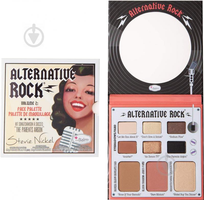 Палетка theBalm Alternative Rock V2 золотисто-бежевий 24 г - фото 1