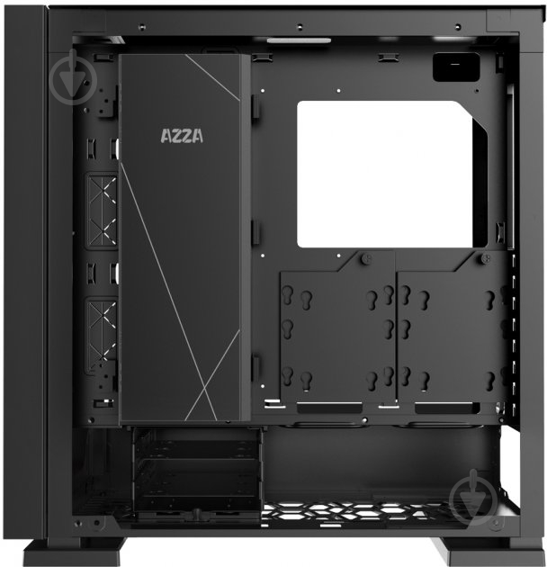 Корпус AZZA Zircon 7000 Black (CSAZ-7000B) - фото 4