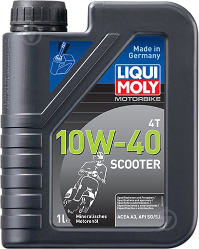 Моторное масло Liqui Moly Motorbike 4T Scooter 10W-40 1 л (1618) - фото 1