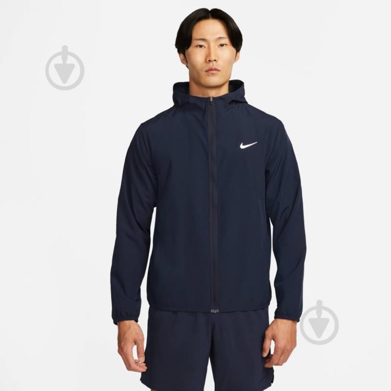 Джемпер Nike M NK DF FORM HD JKT FB7482-451 р.2XL синий - фото 1