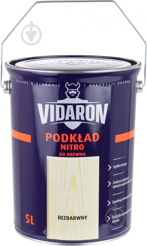 Нитрогрунт Podklad Vidaron мат 5 л бесцветный - фото 1