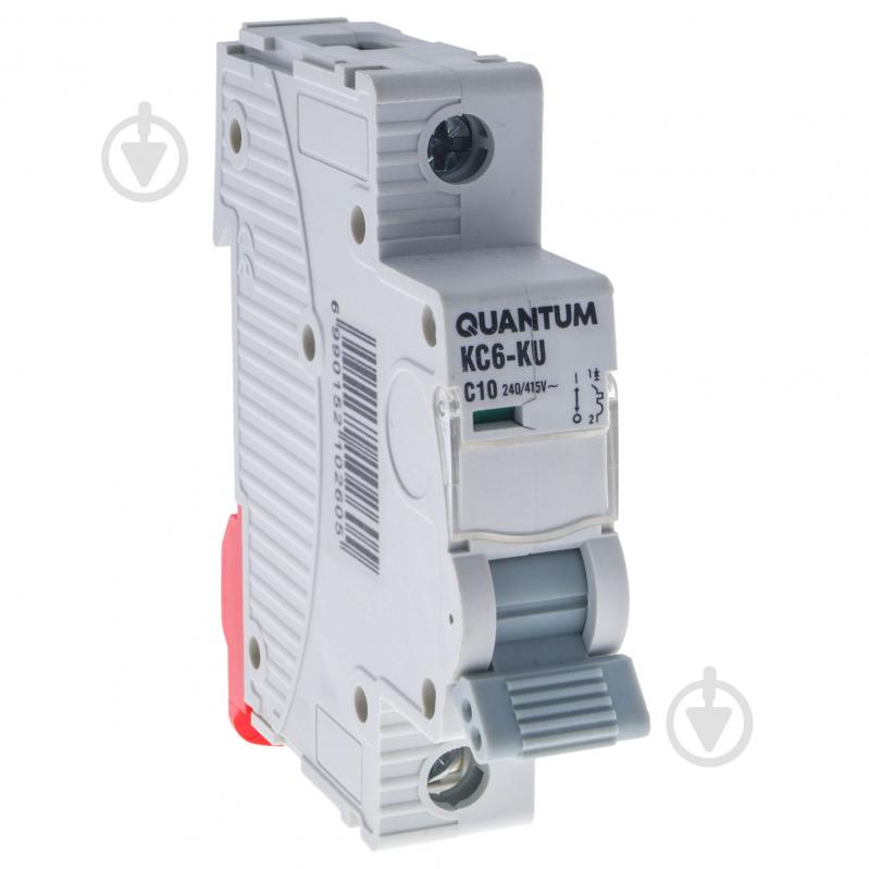 Автоматичний вимикач Quantum 2605 / KC6-K/ C/1P/10A-6k - фото 1