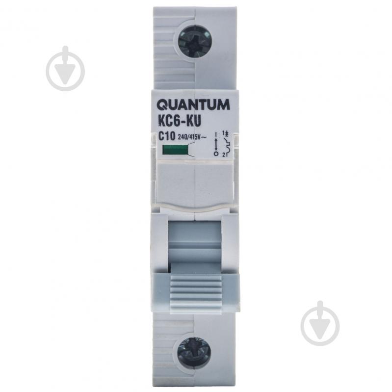 Автоматичний вимикач Quantum 2605 / KC6-K/ C/1P/10A-6k - фото 2