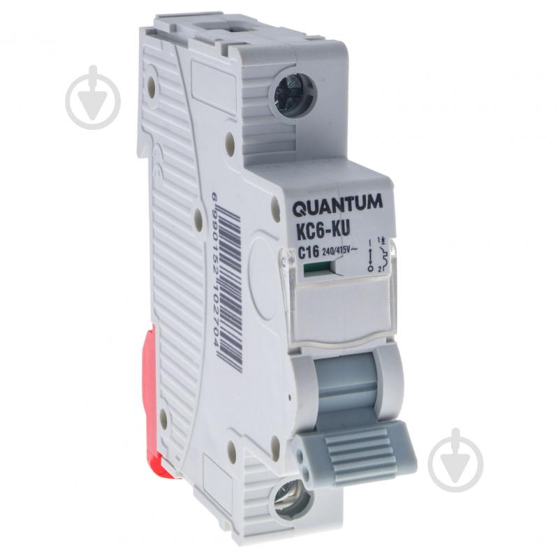 Автоматический выключатель Quantum 2704 / KC6-K/ C/1P/16A-6k - фото 1