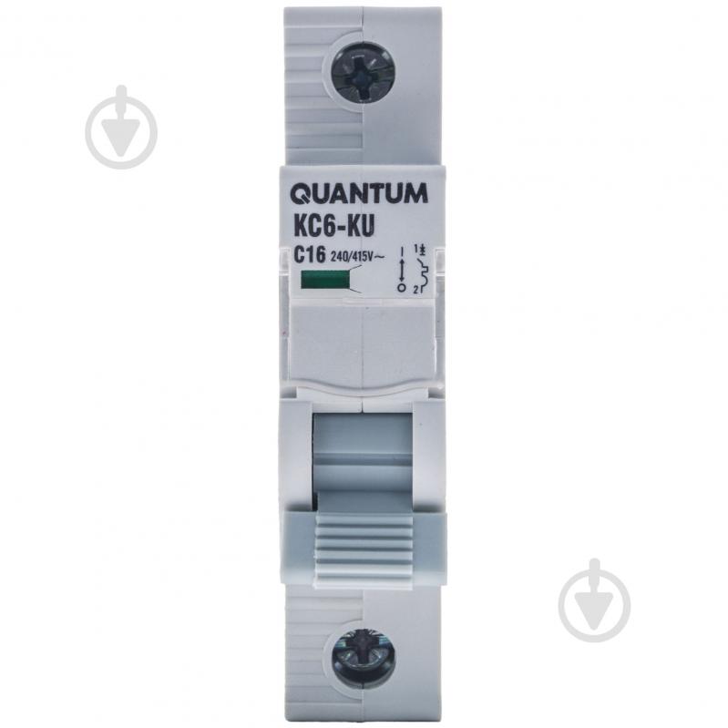 Автоматический выключатель Quantum 2704 / KC6-K/ C/1P/16A-6k - фото 2