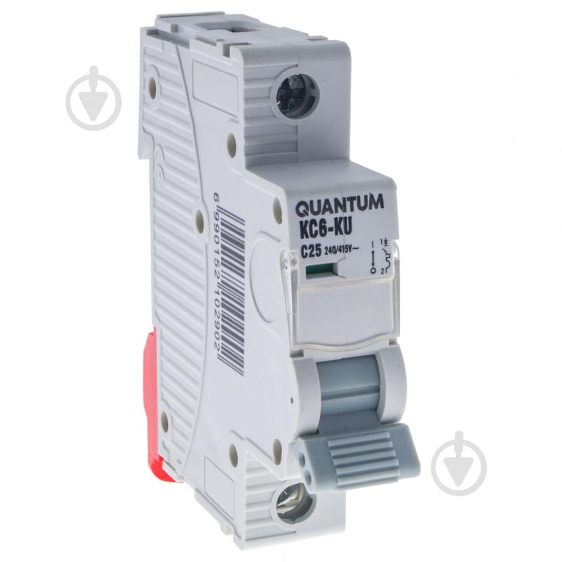 Автоматичний вимикач Quantum 2902 / KC6-K/ C/1P/25A-6k - фото 1
