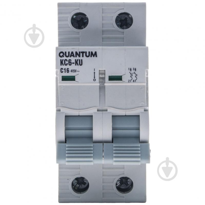 Автоматический выключатель Quantum 8706 / KC6-K/ C/2P/16A-6k - фото 2