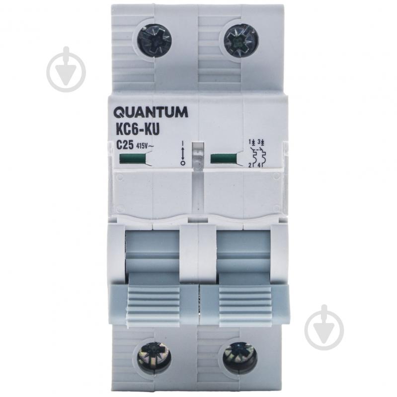 Автоматический выключатель Quantum 8904 / KC6-K/ C/2P/25A-6k - фото 2