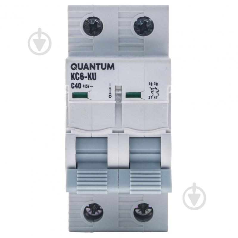 Автоматический выключатель Quantum 9109 / KC6-K/ C/2P/40A-6k - фото 2