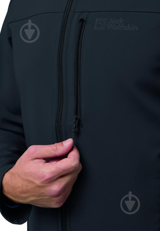 Кофта Jack Wolfskin WHIRLWIND MEN A62521_6000 р.M черный - фото 3