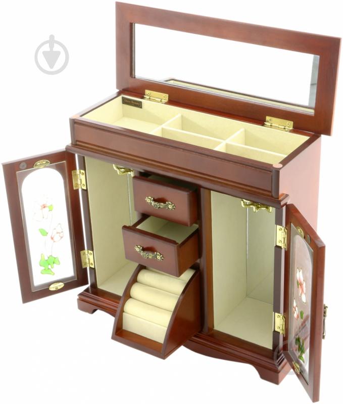 Мини-комод Романтика темный орех E7537B - фото 3