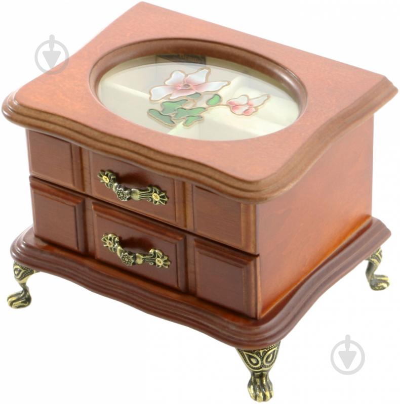 Мини-комод темный орех E2025B-1 - фото 1