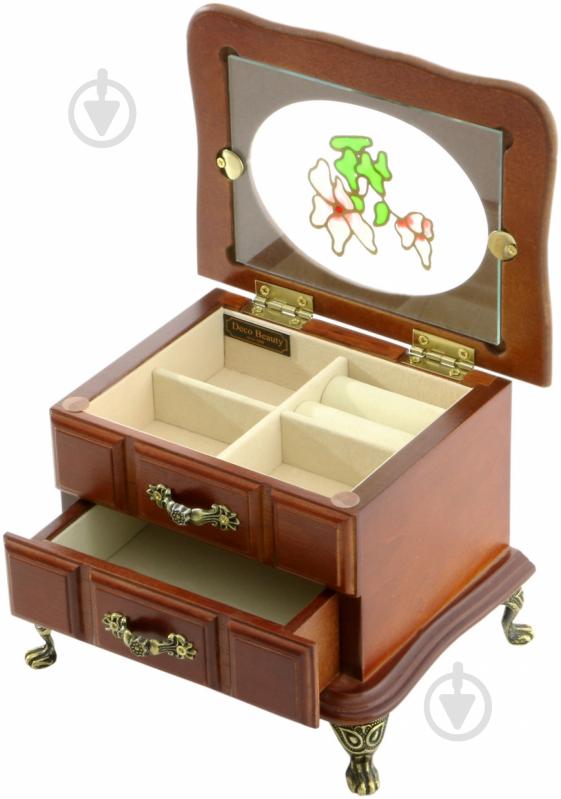 Мини-комод темный орех E2025B-1 - фото 2