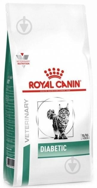 Корм сухий для котів при цукровому діабеті Royal Canin Diabetic 1,5 кг - фото 1