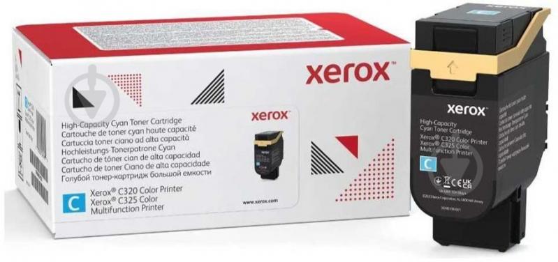 Тонер-картридж Xerox C325 (006R04832) синий - фото 1 Тонер-картридж Xerox C325 (006R04832) синий - фото 1