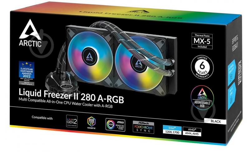 Система водяного охолодження Arctic Liquid Freezer II 280 A-RGB (ACFRE00106A) - фото 8