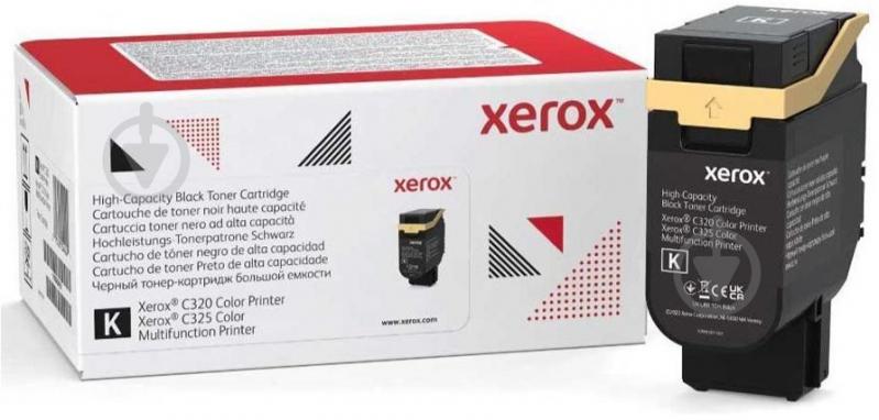 Тонер-картридж Xerox C325 (006R04835) чорний - фото 1 Тонер-картридж Xerox C325 (006R04835) чорний - фото 1