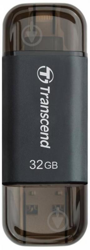 Флеш-пам'ять USB Transcend JetDrive Go 300 32 ГБ USB 3.1/Lightning black (TS32GJDG300K) - фото 2