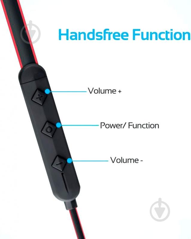 Навушники Promate red Spicy-1 - фото 4