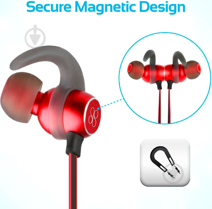 Навушники Promate red Spicy-1 - фото 5