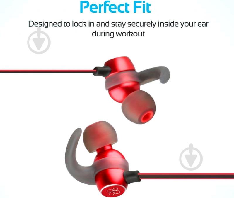 Навушники Promate red Spicy-1 - фото 2