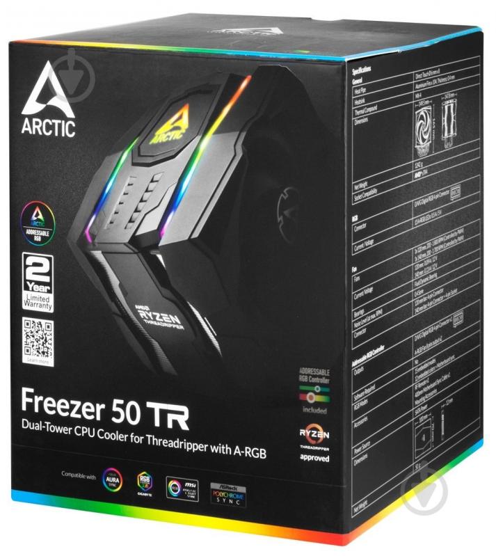 Процессорный кулер Arctic Freezer 50 TR with ARGB Controller (ACFRE00070A) - фото 13