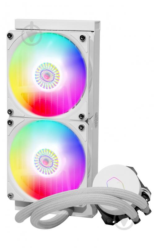 Система водного охлаждения Cooler Master Masterliquid ML240L ARGB White (MLW-D24M-A18PW-RW) - фото 5