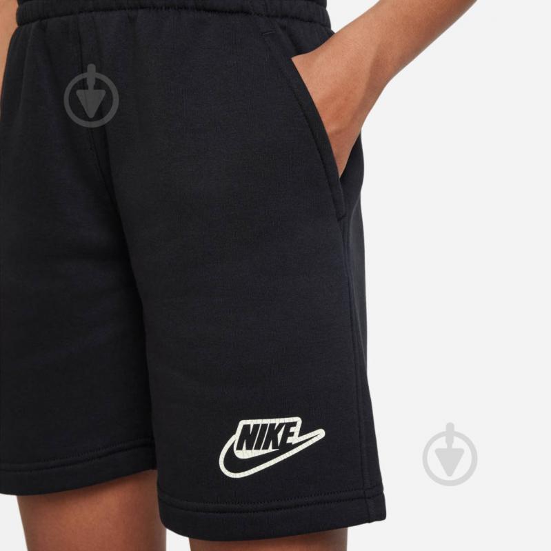 Шорты Nike K NSW CLUB+SHORT CREATE FD3208-010 р. S черный - фото 5