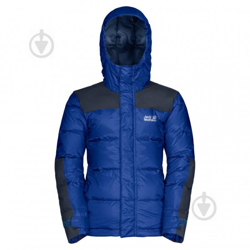 Куртка-парка зимняя Jack Wolfskin Mount Cook Jacket Kids 1608131-1080 синяя - фото 2