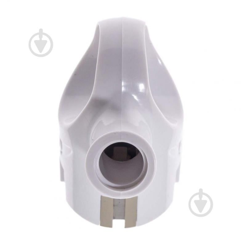 Вилка кабельна кутова Quantum QM-9P16 із заземленням 220В 16А IP20 ABS-пластик білий - фото 5