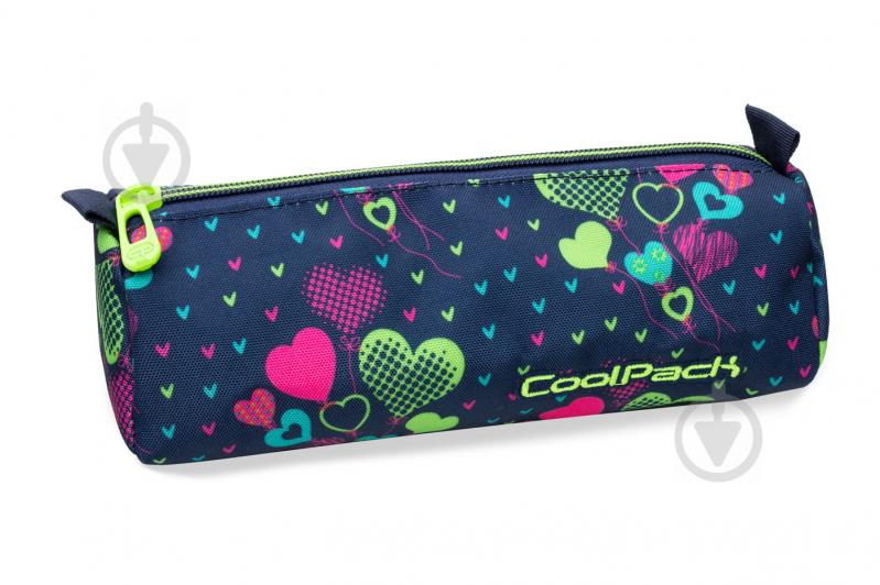 Пенал Tube Lime Hearts B61010 CoolPack різнокольоровий - фото 1