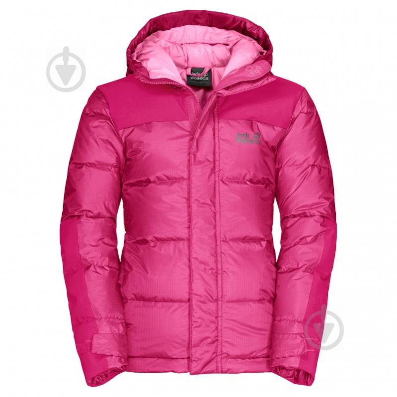 Куртка-парка зимова Jack Wolfskin Mount Cook Jacket Kids 1608131-2010 рожева - фото 2