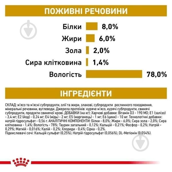 Корм влажный для взрослых собак для всех пород Royal Canin V.D. URINARY Cans 410 г - фото 3