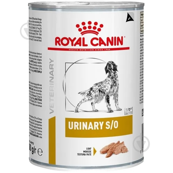 Корм влажный для взрослых собак для всех пород Royal Canin V.D. URINARY Cans 410 г - фото 1