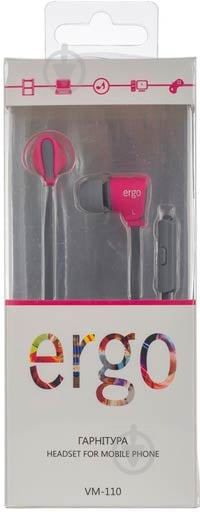 Гарнітура Ergo VM-110 pink - фото 3