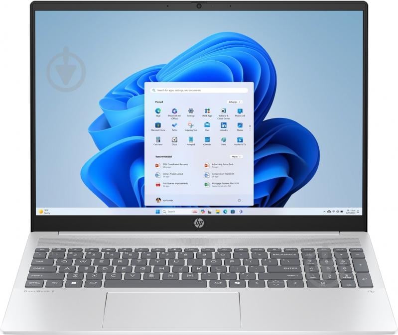 Ноутбук HP OmniBook 5 16-af1024ua 16" (C9RS5EA) glacier silver - фото 1 Ноутбук HP OmniBook 5 16-af1024ua 16" (C9RS5EA) glacier silver - фото 1