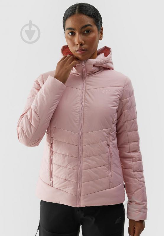 Пуховик женский 4F DOWN JACKET F279 4FAW23TDJAF279-54S р.M розовый - фото 4 Пуховик женский 4F DOWN JACKET F279 4FAW23TDJAF279-54S р.M розовый - фото 4