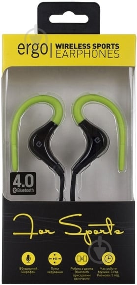 Гарнитура Ergo BT-890 green - фото 2
